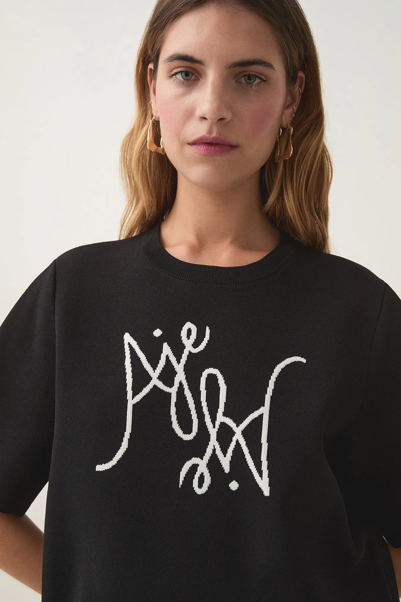 Prophecy Knit Oversized Tee