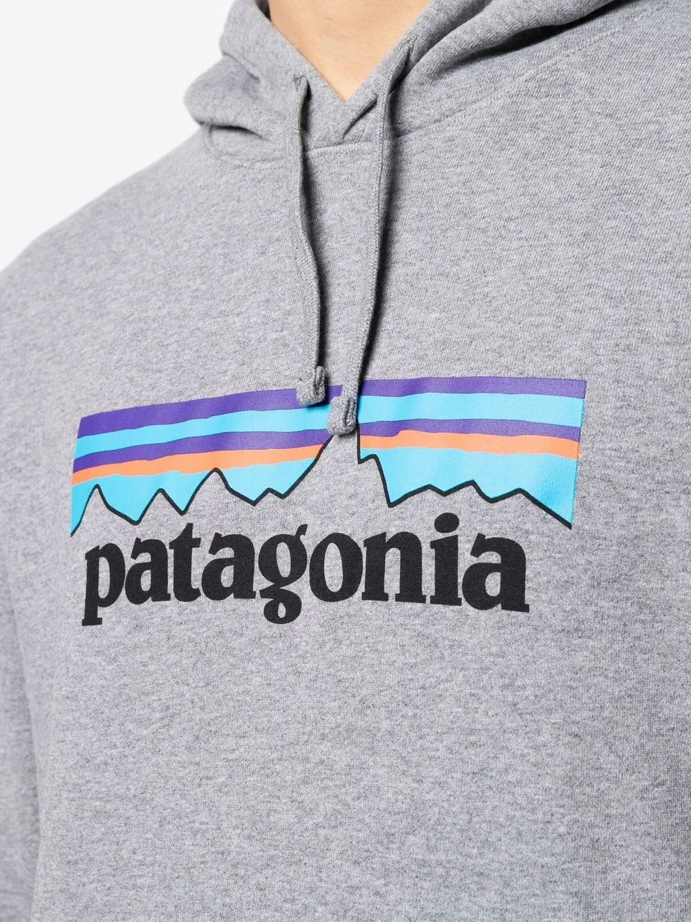 recycled logo-print hoodie