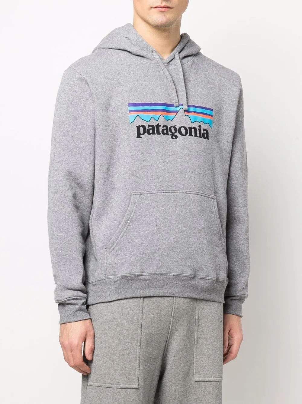 recycled logo-print hoodie