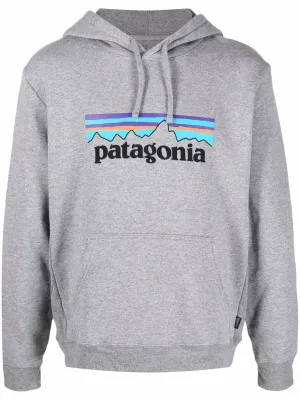 recycled logo-print hoodie