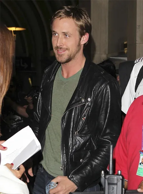 RYAN GOSLING SONG TO SONG LEATHER JACKET