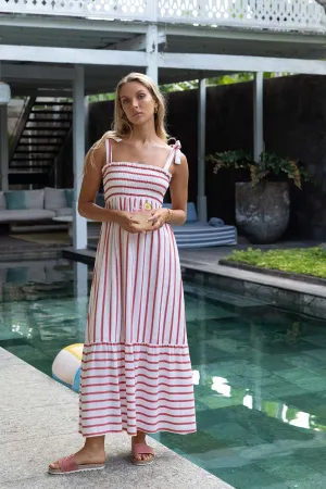 SANTOS SHIRRED DRESS