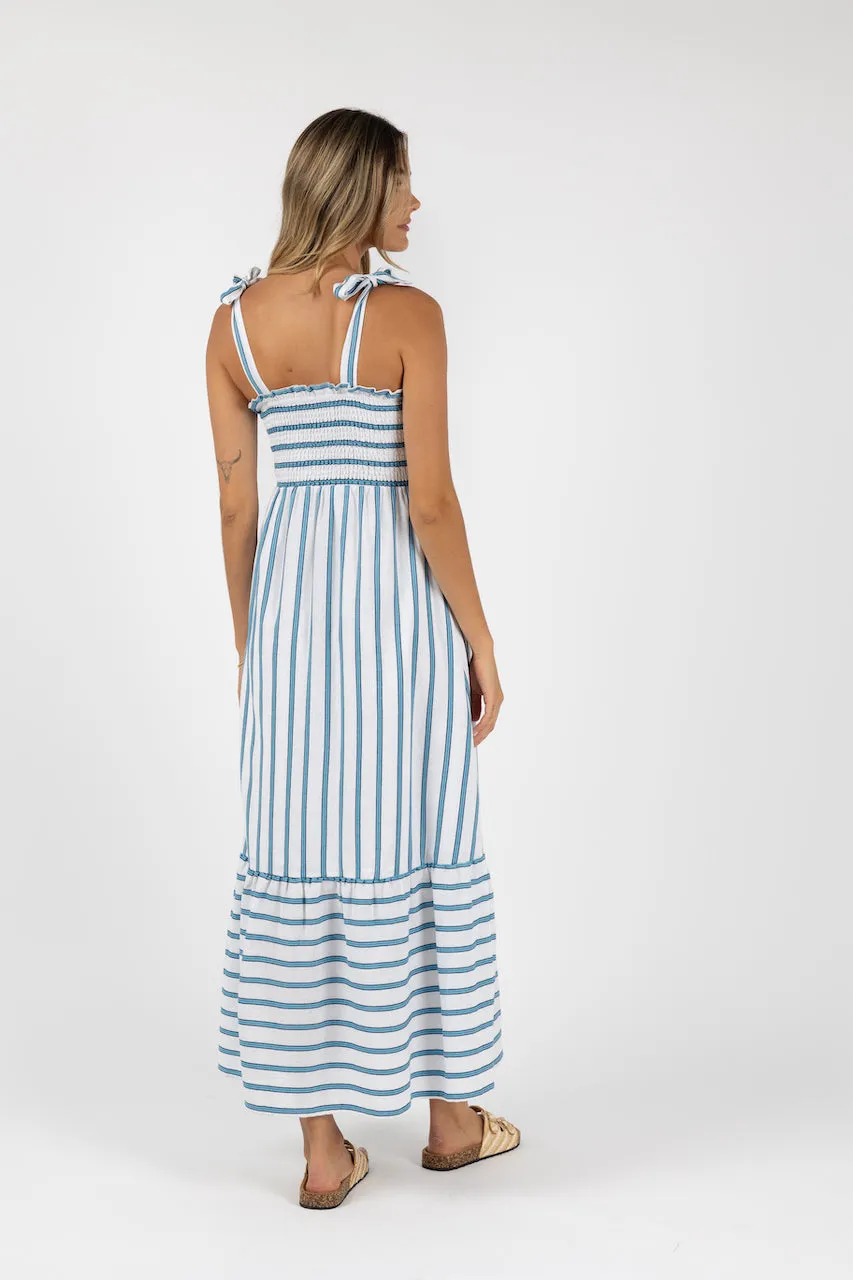 SANTOS SHIRRED DRESS
