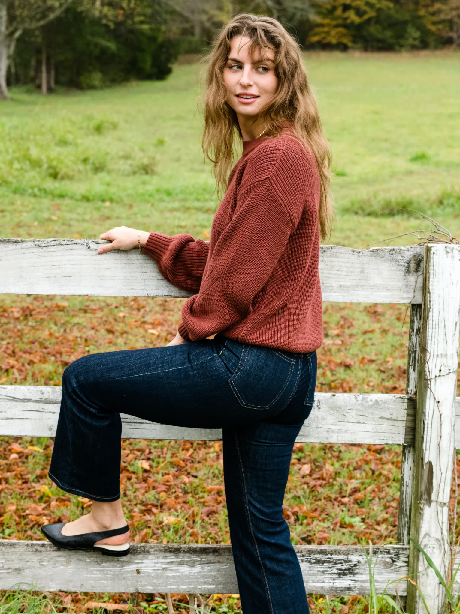 Sarah Billow Sleeve Sweater - Sable