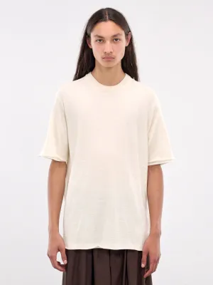 Short Sleeve Sweater (J47FV0108-JTN368-OFF-WHITE)