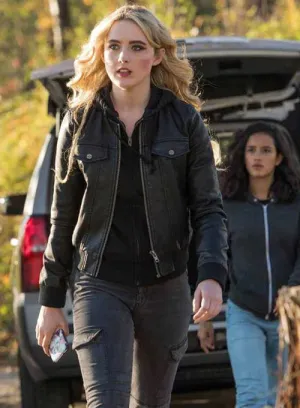 Supernatural Leather Jacket Worn by Kathryn Newton