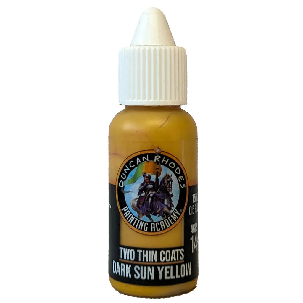 Two Thin Coats: Dark Sun Yellow