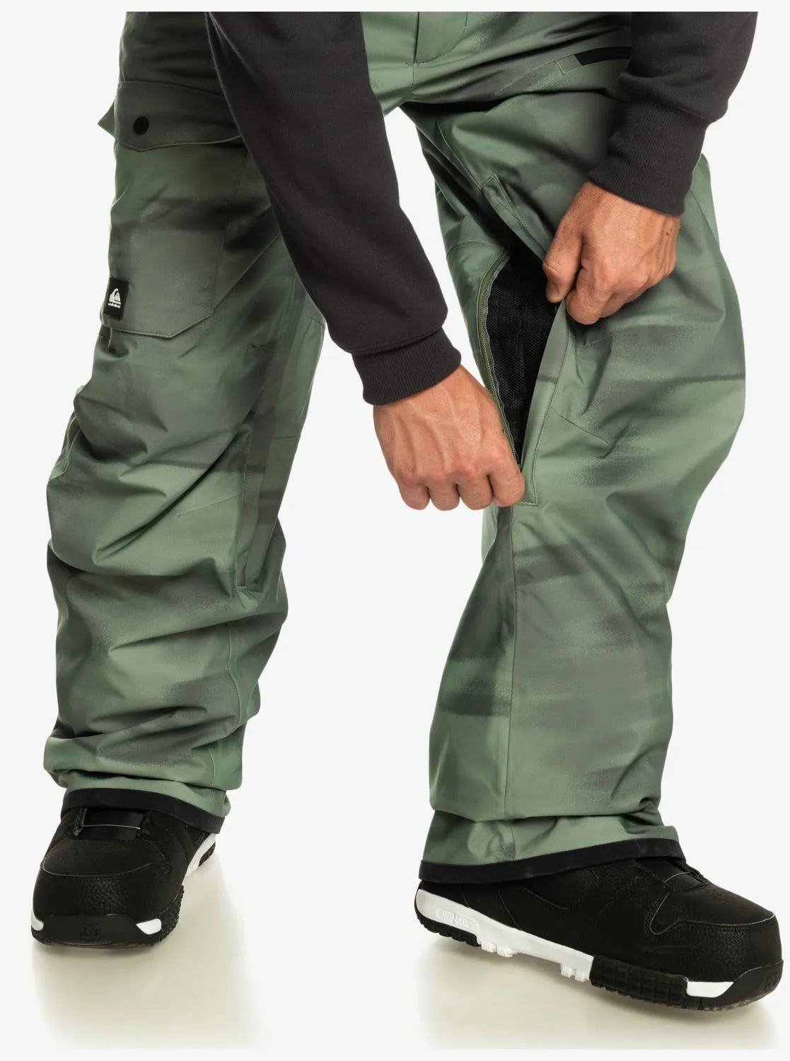 Utility Technical Snow Bib Pants - Break Off Laurel Wreath