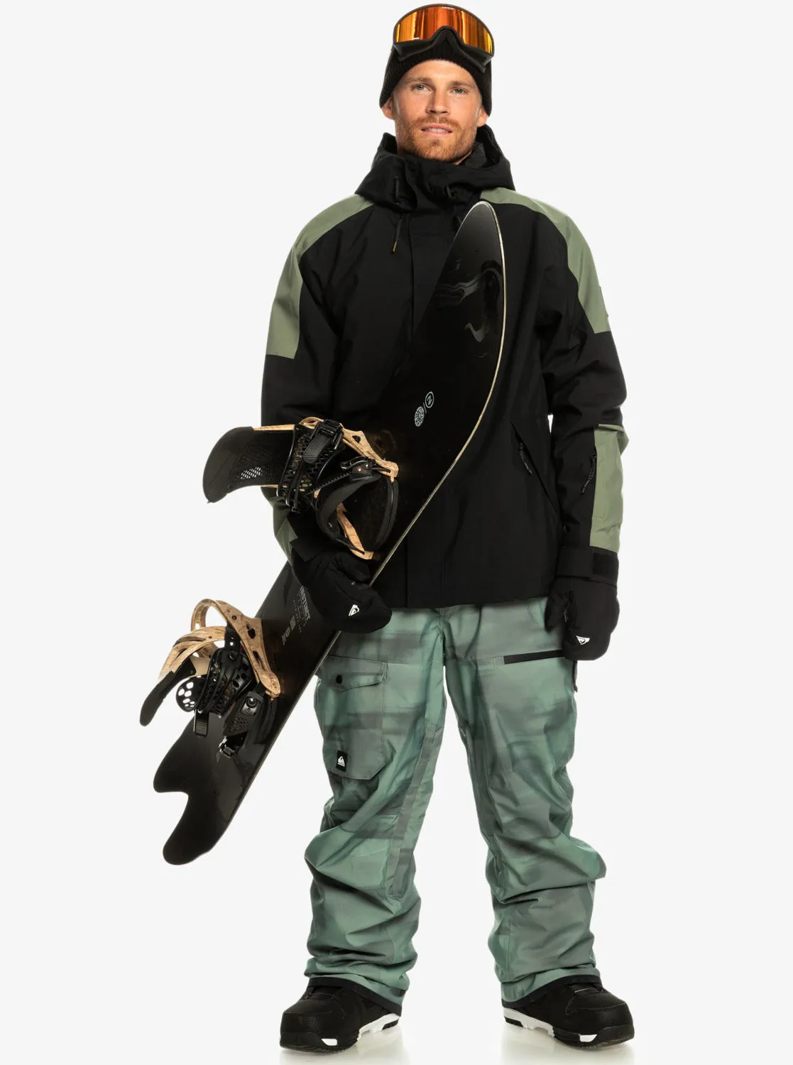 Utility Technical Snow Bib Pants - Break Off Laurel Wreath