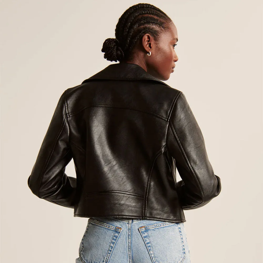 Women Biker Leather Jacket