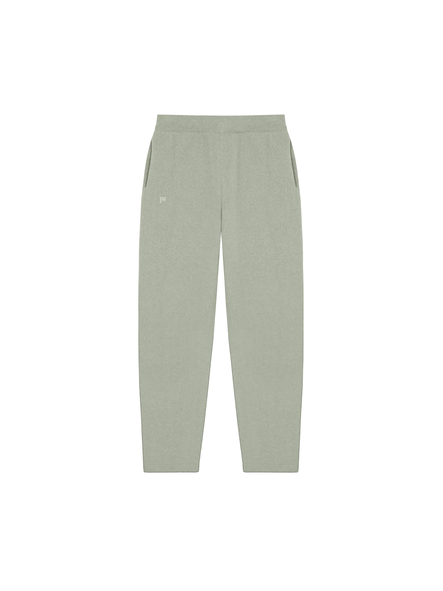 Women's DNA Recycled Cashmere Tapered Track Pants—moss green