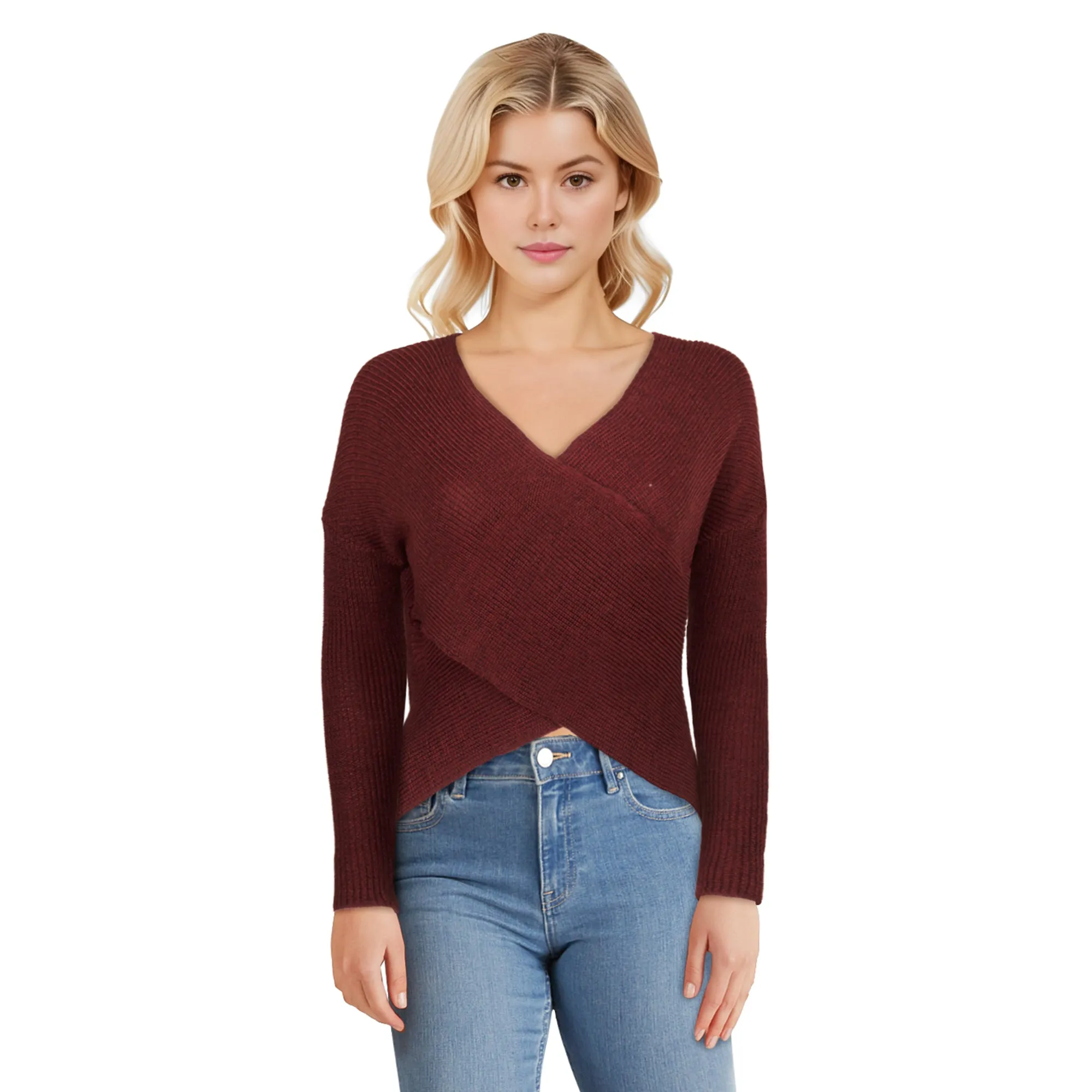 Women's Knit Wrap Sweater