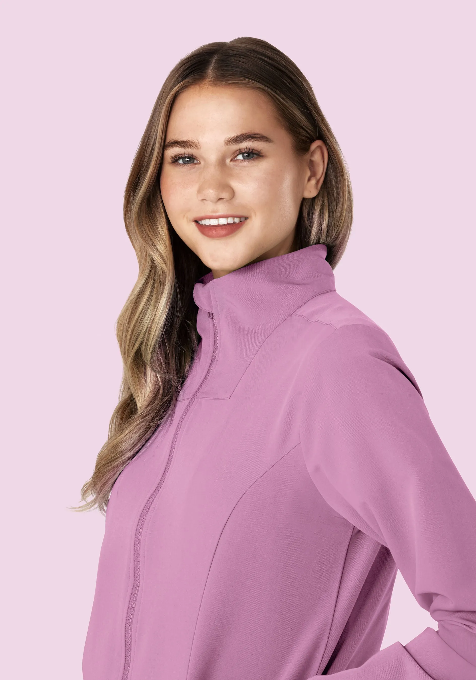 Women's Modern Scrub Jacket Lilac