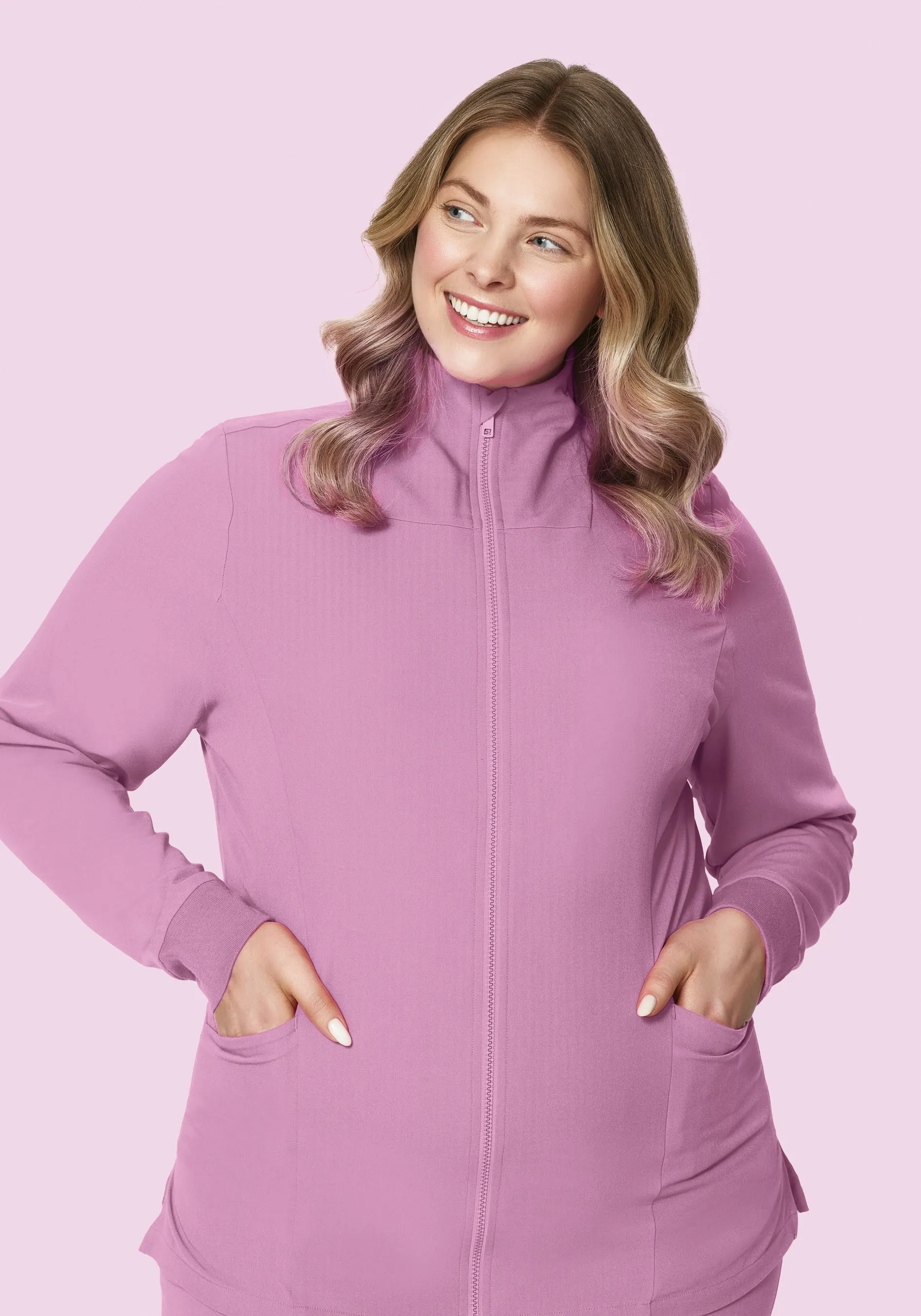 Women's Modern Scrub Jacket Lilac